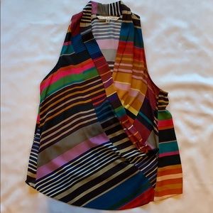 Trina Turk sleeveless multi-colored top